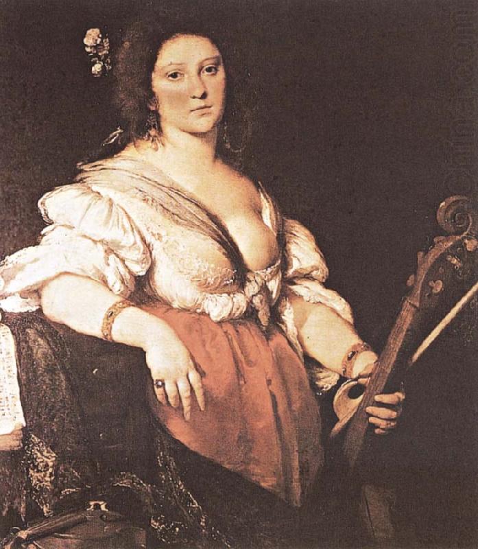 Bernardo Strozzi, Joueuse de viole de gamb, Bernardo Strozzi